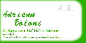 adrienn boloni business card